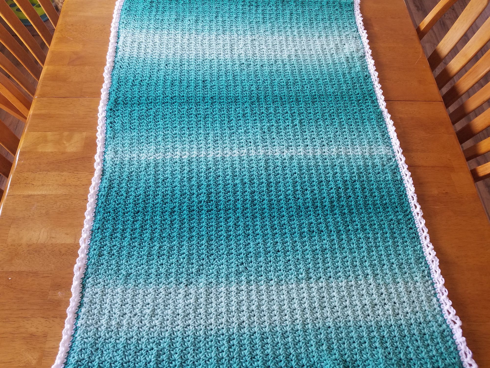 Single Crochet V Stitch Blanket
