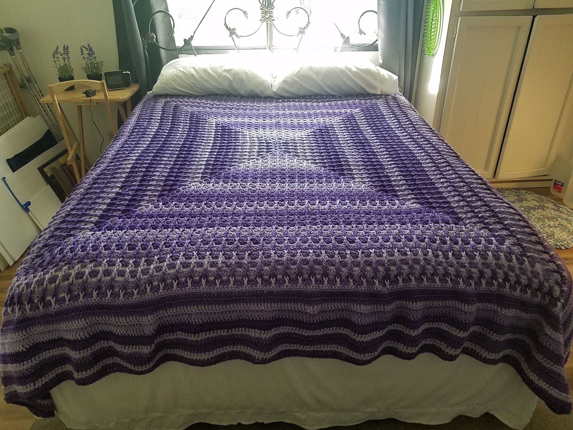 Granny Twist Bedspread