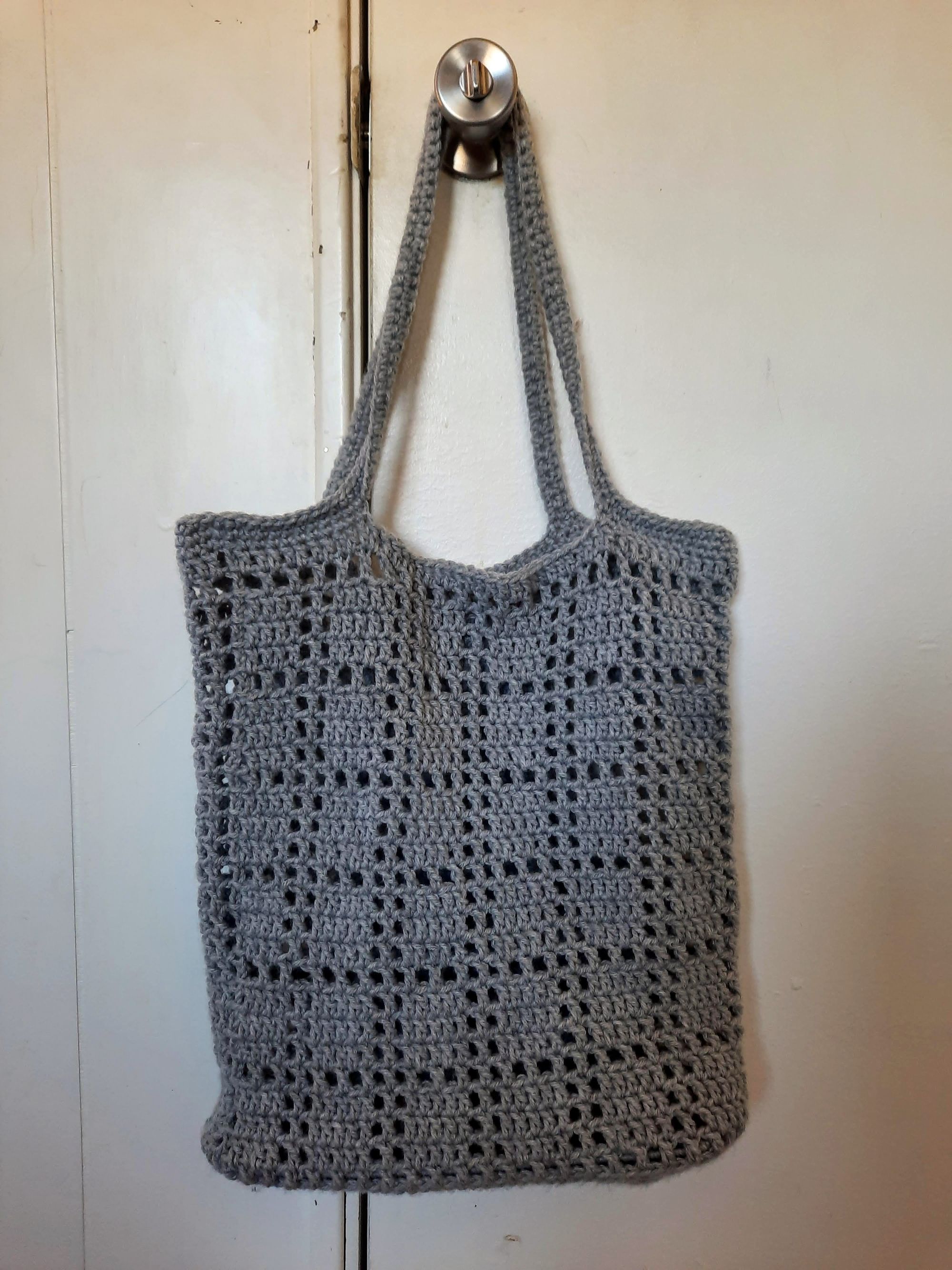 Crochet Blocks Tote Bag